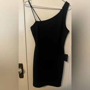 Lulus Off the shoulder Black Dress. Medium